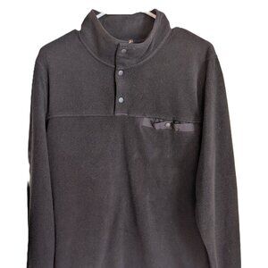 3/4 Button Athletic Long Sleeve Toop